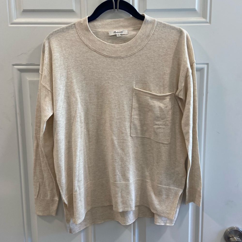 Madewell NWOT linen blend sweater